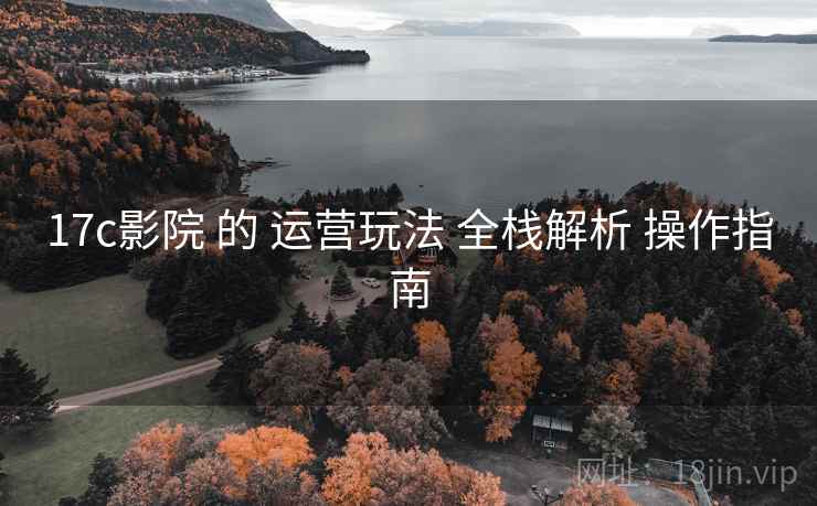17c影院 的 运营玩法 全栈解析 操作指南