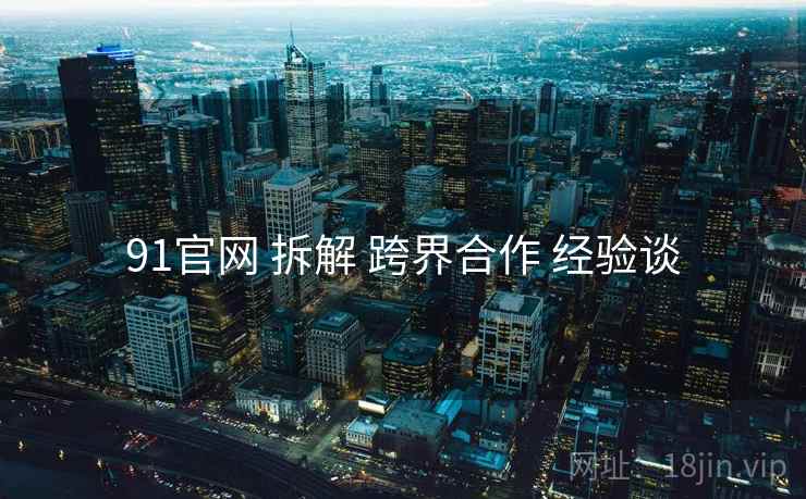 91官网 拆解 跨界合作 经验谈