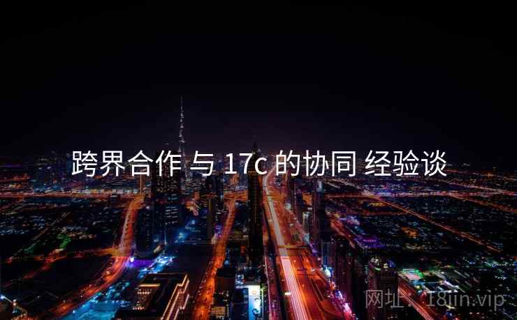 跨界合作 与 17c 的协同 经验谈