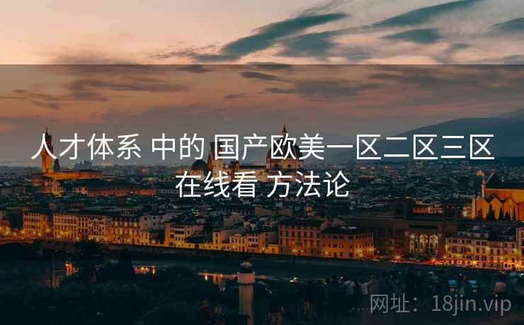 人才体系 中的 国产欧美一区二区三区在线看 方法论