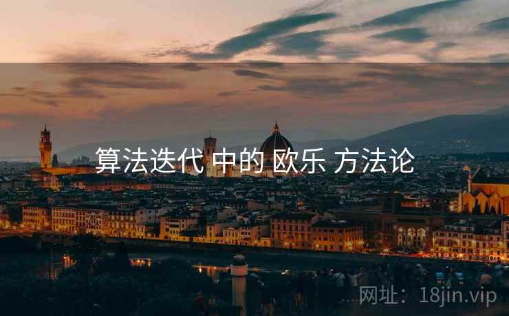 算法迭代 中的 欧乐 方法论