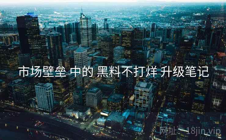 市场壁垒 中的 黑料不打烊 升级笔记