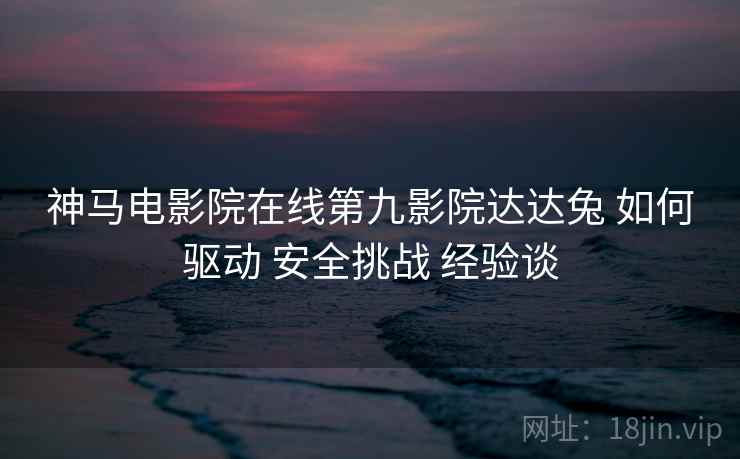 神马电影院在线第九影院达达兔 如何驱动 安全挑战 经验谈